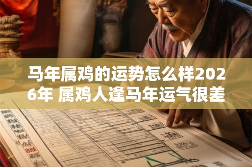 马年属鸡的运势怎么样2026年 属鸡人逢马年运气很差吗