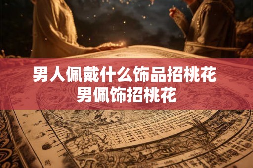 男人佩戴什么饰品招桃花 男佩饰招桃花