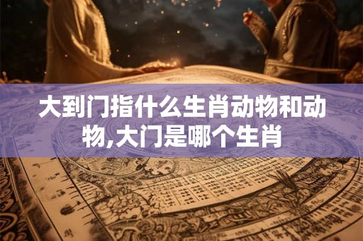 大到门指什么生肖动物和动物,大门是哪个生肖