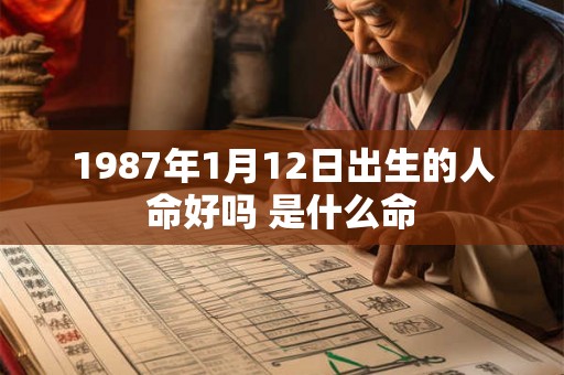 1987年1月12日出生的人命好吗 是什么命 1987年1月12日出生的人命好吗 是什么命