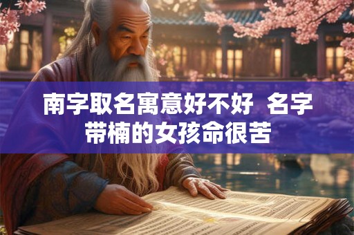 南字取名寓意好不好  名字带楠的女孩命很苦
