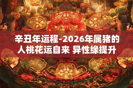 辛丑年运程-2026年属猪的人桃花运自来 异性缘提升