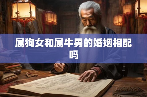 属狗女和属牛男的婚姻相配吗