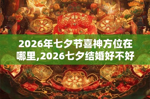 2026年七夕节喜神方位在哪里,2026七夕结婚好不好? 2026年七夕节喜神方位在哪里,2026七夕结婚好不好?