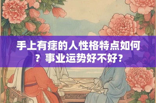 手上有痣的人性格特点如何？事业运势好不好？