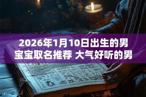 2026年1月10日出生的男宝宝取名推荐 大气好听的男生名字