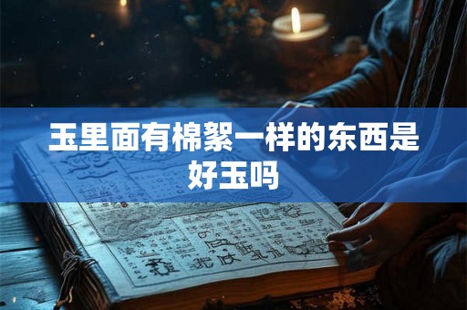 玉里面有棉絮一样的东西是好玉吗