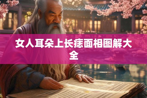 女人耳朵上长痣面相图解大全