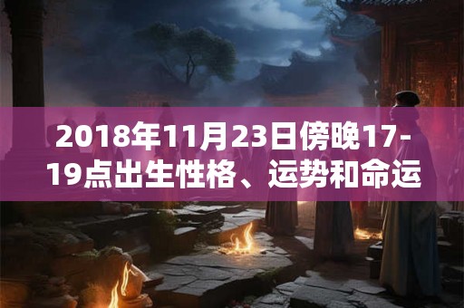 2018年11月23日傍晚17-19点出生性格、运势和命运