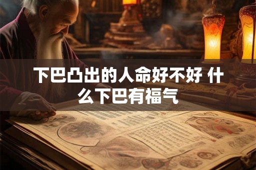 下巴凸出的人命好不好 什么下巴有福气
