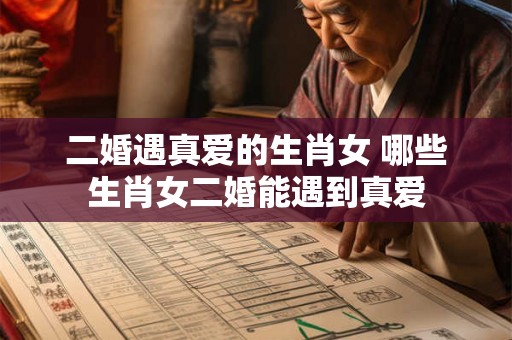 二婚遇真爱的生肖女 哪些生肖女二婚能遇到真爱 二婚遇真爱的生肖女 哪些生肖女二婚能遇到真爱
