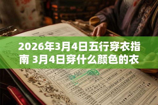 2026年3月4日五行穿衣指南 3月4日穿什么颜色的衣服