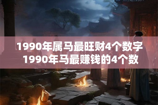 1990年属马最旺财4个数字 1990年马最赚钱的4个数字 1990年属马最旺财4个数字 1990年马最赚钱的4个数字