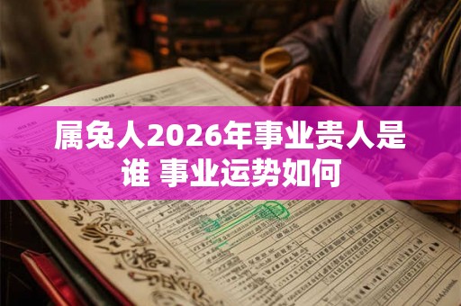 属兔人2026年事业贵人是谁 事业运势如何 属兔人2026年事业贵人是谁 事业运势如何
