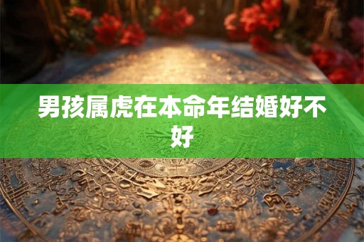 男孩属虎在本命年结婚好不好