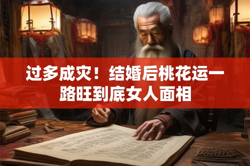 过多成灾！结婚后桃花运一路旺到底女人面相
