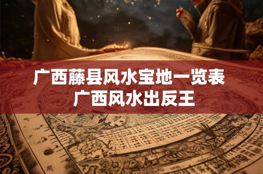 广西藤县风水宝地一览表 广西风水出反王 广西藤县风水宝地一览表 广西风水出反王