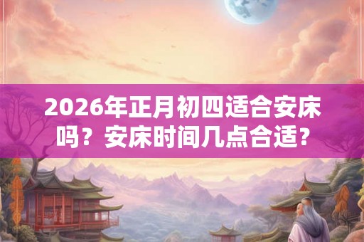 2026年正月初四适合安床吗？安床时间几点合适？