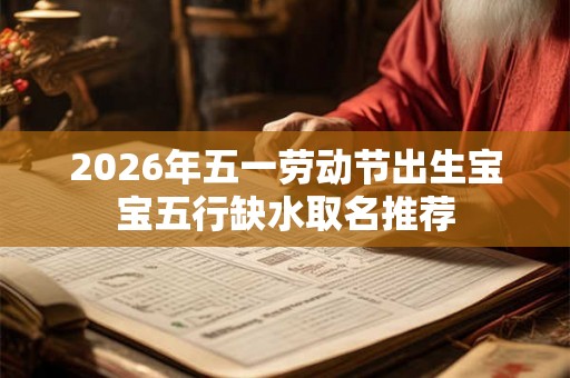 2026年五一劳动节出生宝宝五行缺水取名推荐