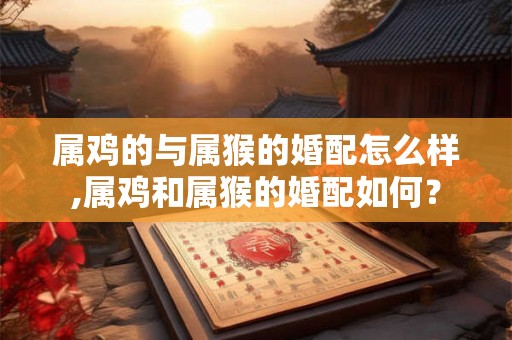 属鸡的与属猴的婚配怎么样,属鸡和属猴的婚配如何？