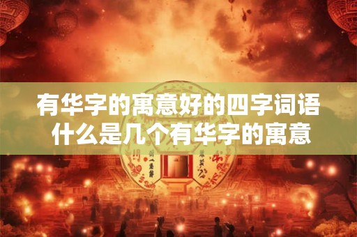 有华字的寓意好的四字词语 什么是几个有华字的寓意好的四字词语