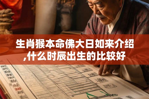 生肖猴本命佛大日如来介绍,什么时辰出生的比较好