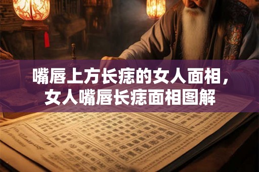 嘴唇上方长痣的女人面相，女人嘴唇长痣面相图解