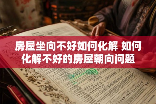房屋坐向不好如何化解 如何化解不好的房屋朝向问题