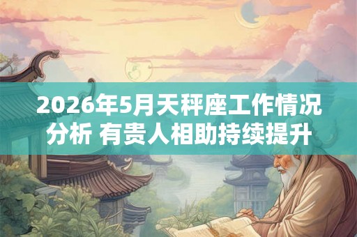 2026年5月天秤座工作情况分析 有贵人相助持续提升 2026年5月天秤座工作情况分析 有贵人相助持续提升