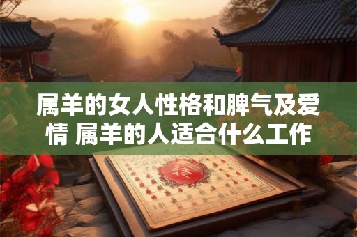 属羊的女人性格和脾气及爱情 属羊的人适合什么工作