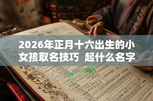 2026年正月十六出生的小女孩取名技巧  起什么名字好