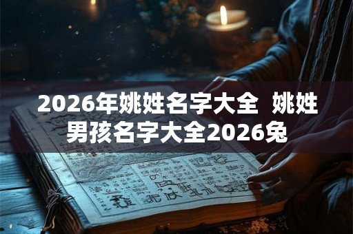 2026年姚姓名字大全 姚姓男孩名字大全2026兔 2026年姚姓名字大全 姚姓男孩名字大全2026兔