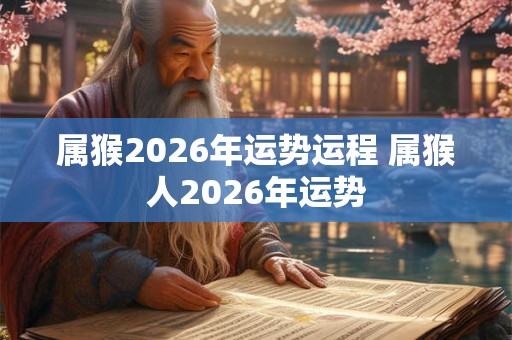属猴2026年运势运程 属猴人2026年运势 属猴2026年运势运程 属猴人2026年运势