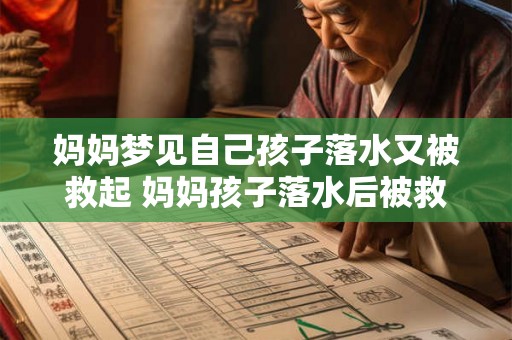 妈妈梦见自己孩子落水又被救起 妈妈孩子落水后被救了