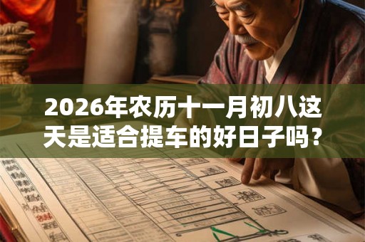 2026年农历十一月初八这天是适合提车的好日子吗？