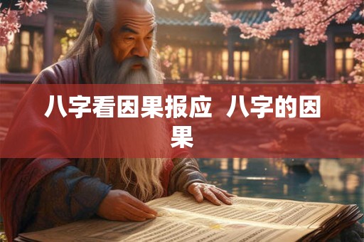 八字看因果报应  八字的因果