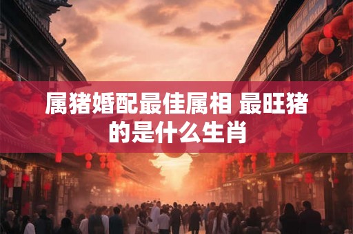 属猪婚配最佳属相 最旺猪的是什么生肖
