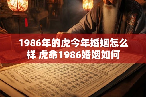 1986年的虎今年婚姻怎么样 虎命1986婚姻如何