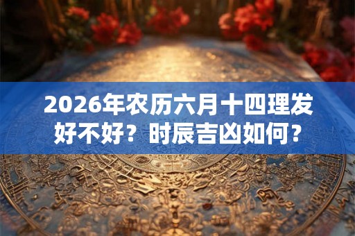 2026年农历六月十四理发好不好？时辰吉凶如何？