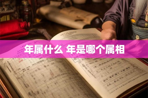 年属什么 年是哪个属相 年属什么 年是哪个属相