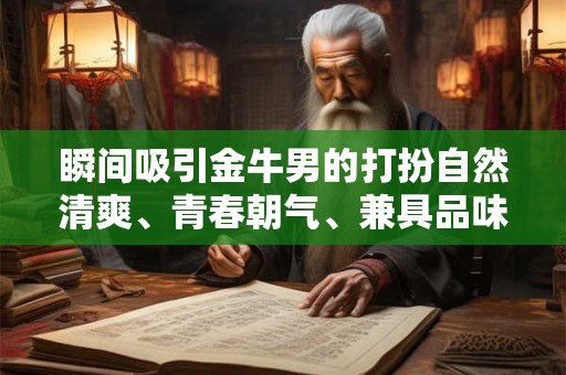 瞬间吸引金牛男的打扮自然清爽、青春朝气、兼具品味