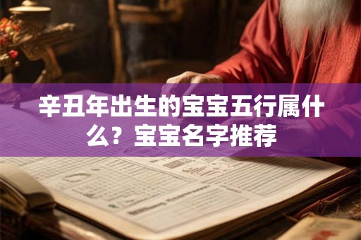 辛丑年出生的宝宝五行属什么？宝宝名字推荐