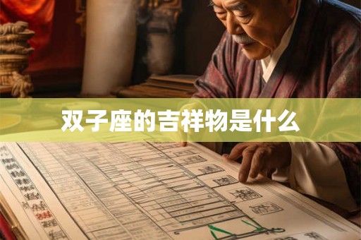 双子座的吉祥物是什么