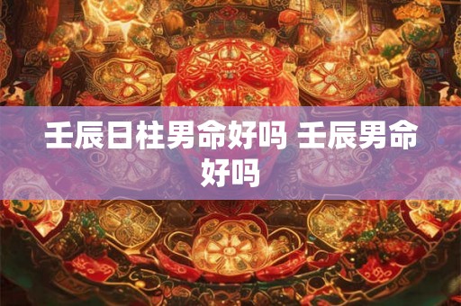 壬辰日柱男命好吗 壬辰男命好吗