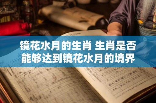 镜花水月的生肖 生肖是否能够达到镜花水月的境界