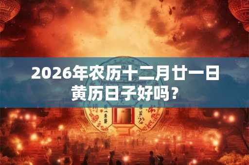 2026年农历十二月廿一日黄历日子好吗？