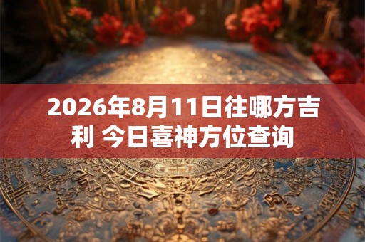 2026年8月11日往哪方吉利 今日喜神方位查询 2026年8月11日往哪方吉利 今日喜神方位查询