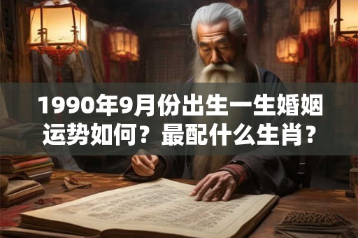 1990年9月份出生一生婚姻运势如何？最配什么生肖？
