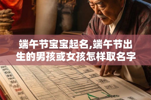 端午节宝宝起名,端午节出生的男孩或女孩怎样取名字？