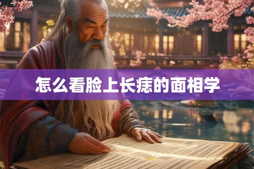 怎么看脸上长痣的面相学 怎么看脸上长痣的面相学